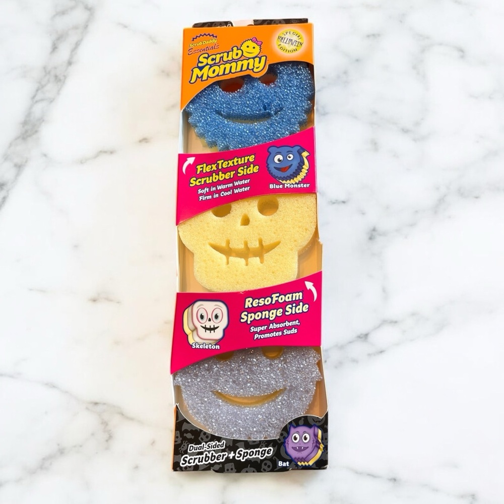 Scrub Mommy Dual-Sided Sponge Set Halloween Edition